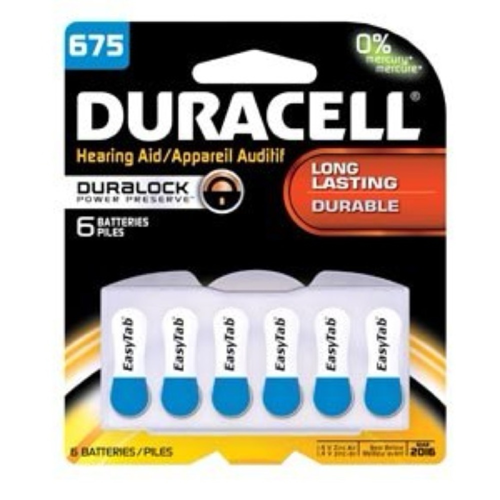 NWT Duracell 675‎ batteries